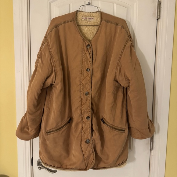 ❤️SOLD❤️Free people sherpa jacket - Picture 4 of 8